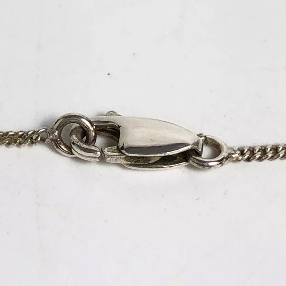 GUCCI Cross Necklace Pendant SILVER 925 15.7” with Gucci Dust bag - Picture 5 of 7